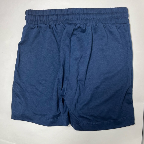 PSK collective Women’s running short, Moisture wicking, mid length,Navy, Medium - Picture 3 of 6